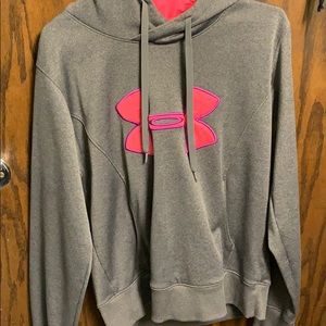 grey and pink hoodie medium